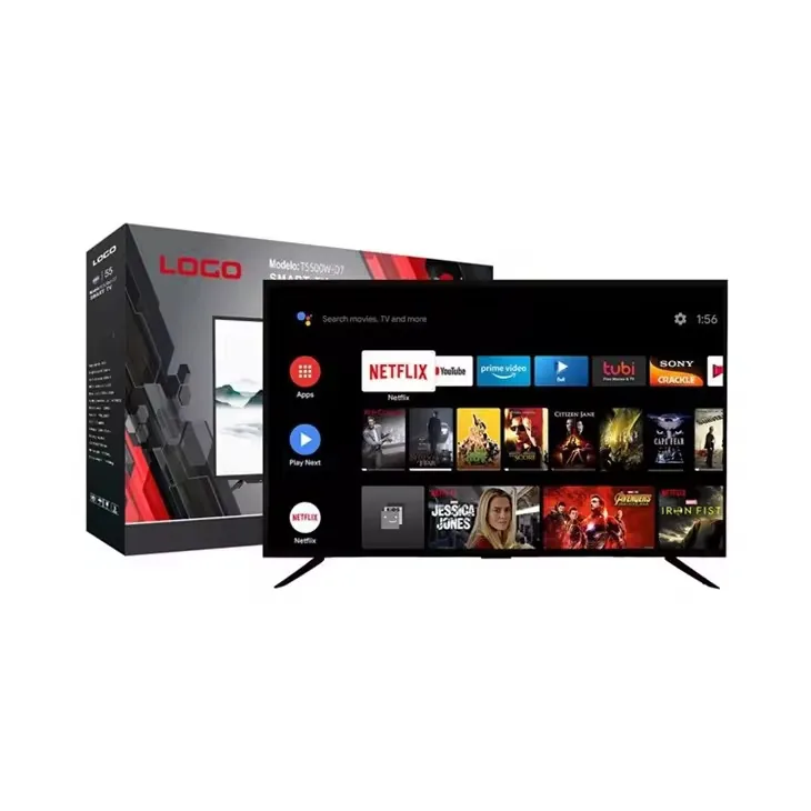 Smart TV with alternate private-label packaging artwork