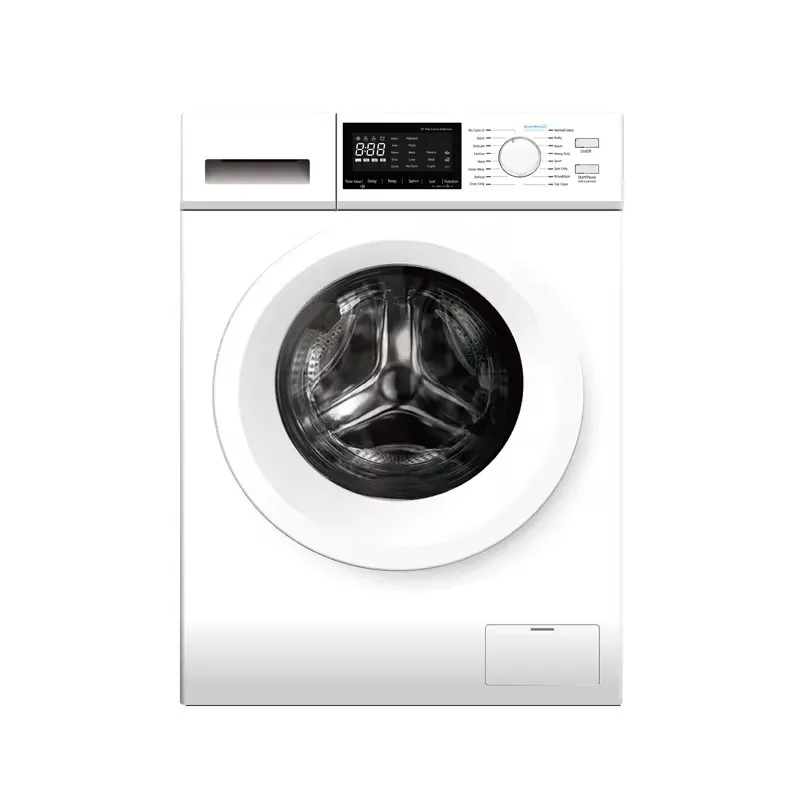 Front-load washing machine clean front view